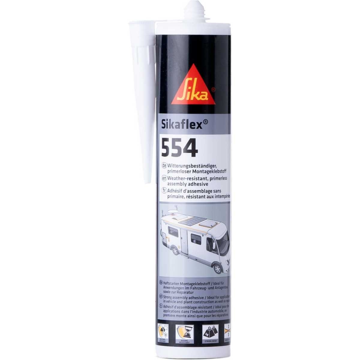 SIKA Montageklebstoff Sikaflex - 554 Weiss 300 ml - 689366