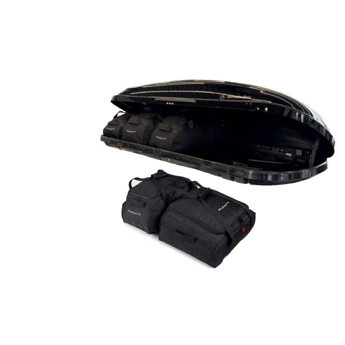 KJUST Dachboxen Taschen Set fuer Dachbox MERCEDES-BENZ A0008401200 450L 5er-Set - 13157