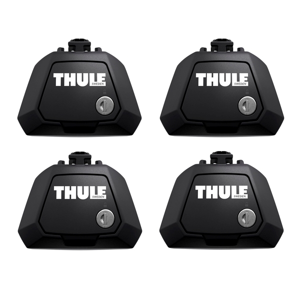 Thule Raised Rail Evo - 710400 - THULE 7104 Evo Raised Rail Fusssaetze fuer Dachtraeger offene Reling