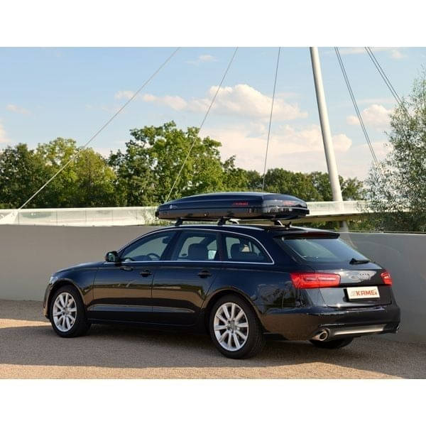 Dachbox KAMEI OYSTER schwarz hoch glaenzend 206x95x36 cm 450 Liter 0 81391 21