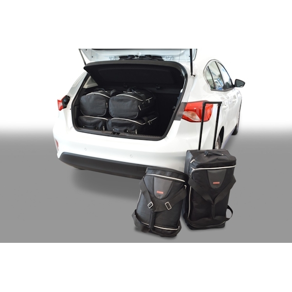 Car Bags F11401S Ford Focus 5-T- Bj- 18- m- verstellb- Ladeboden in unterer Pos- Reisetaschen Set- Auf Ihr Auto massgeschneidert- Das Original