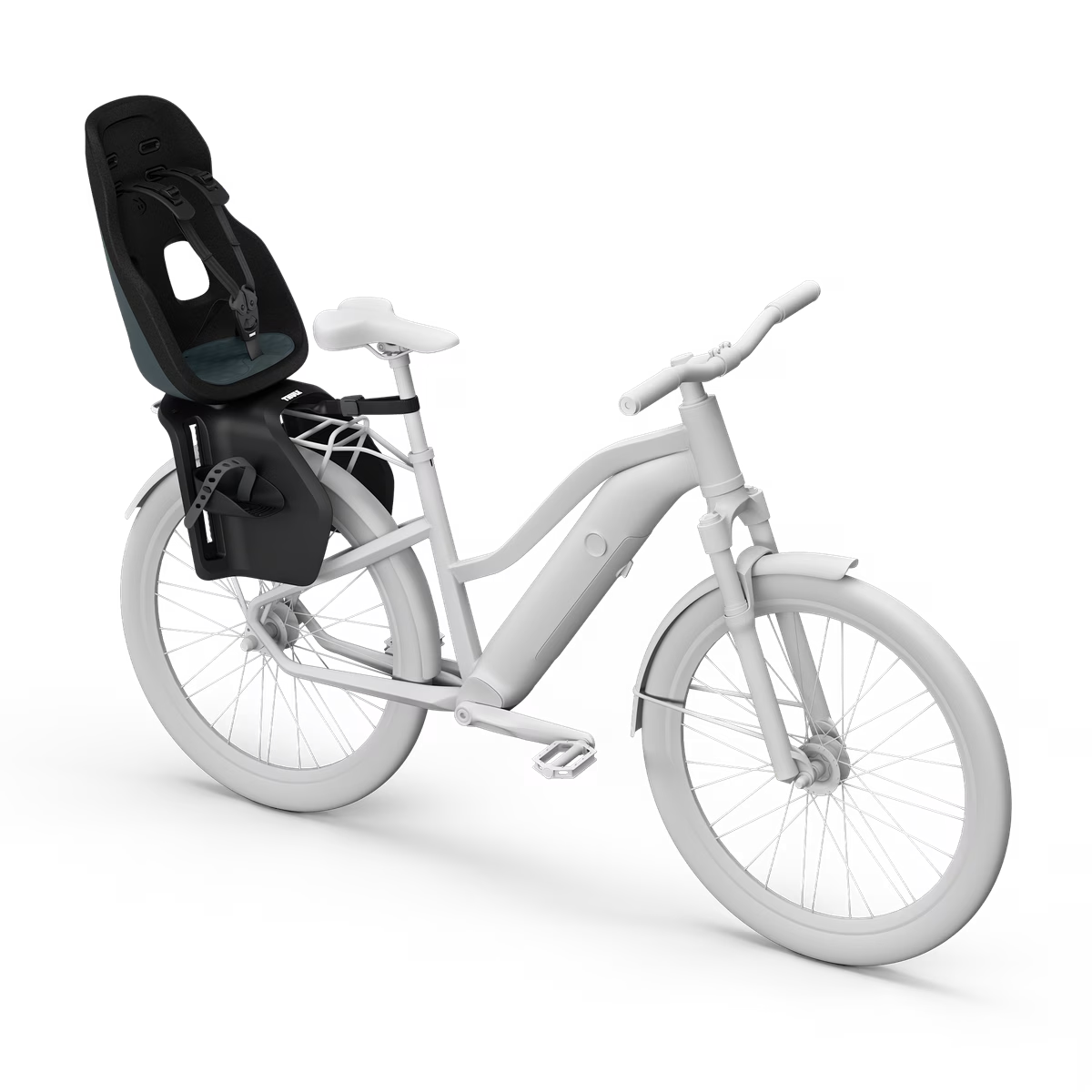 THULE Yepp Nexxt 2 Maxi Fahrradkindersitz Gepaecktraeger Dark Slate - 12081302