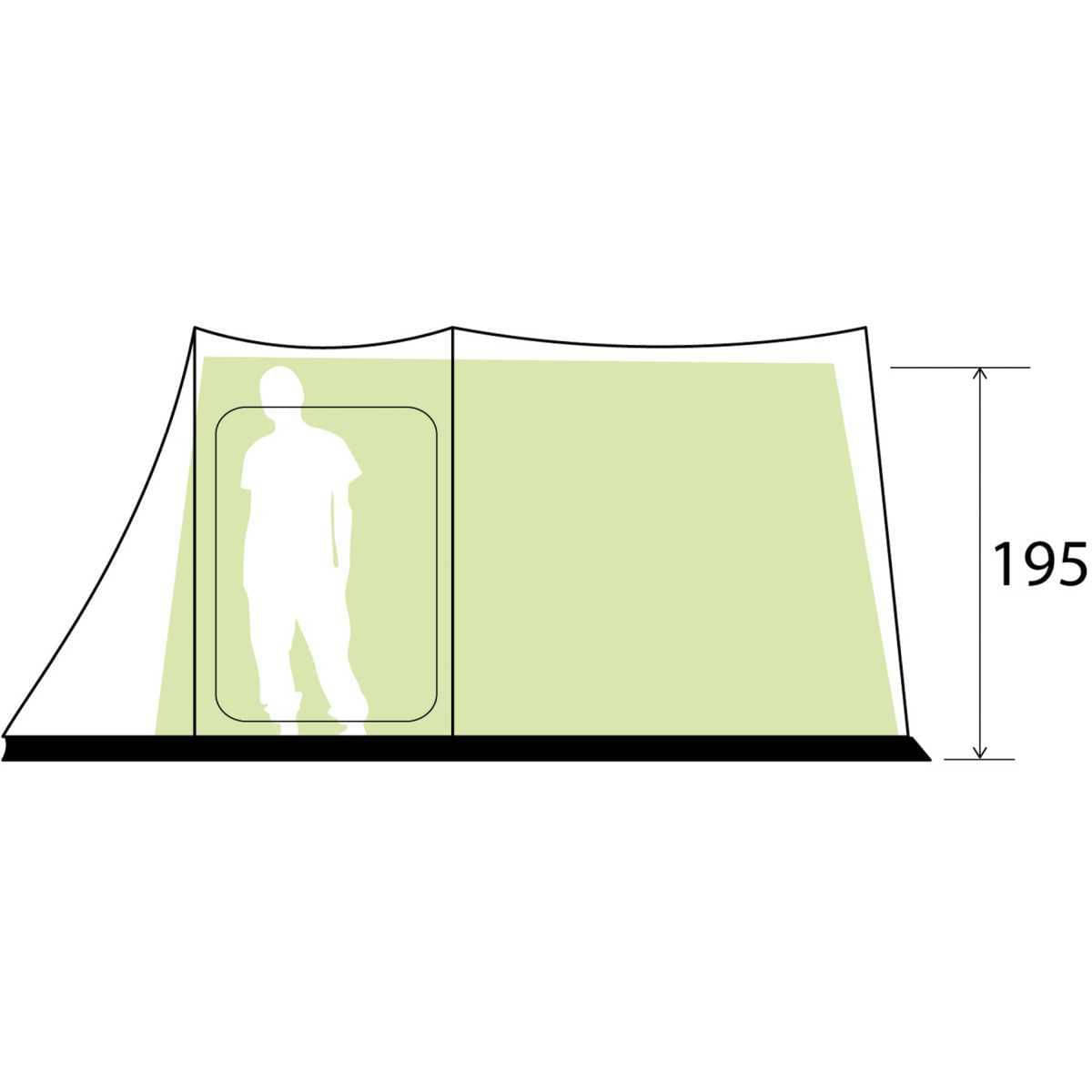 BRUNNER Familienzelt Arqus Outdoor 5 Gestaengezelt - 0103057N