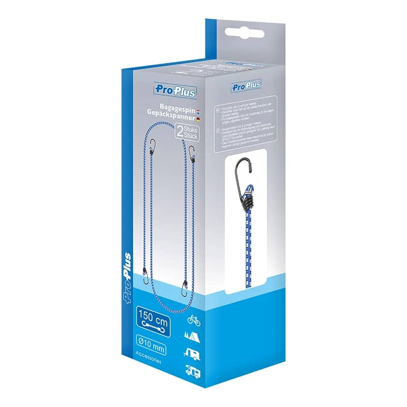 ProPlus Gepaeckspanner Expanderseile Ø10 mm 150 cm 2er-Set - 320032