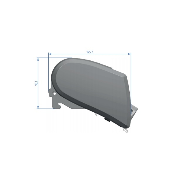 Markise THULE Omnistor 6300 Saphir blau 375 cm Gehaeuse eloxiert 302251