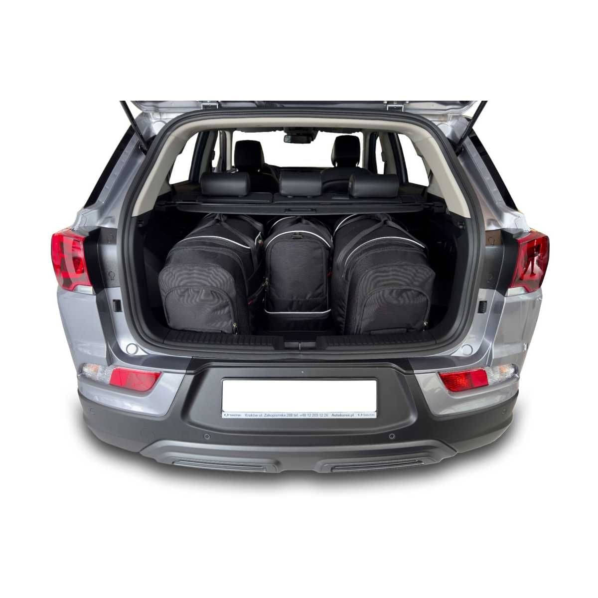 KJUST Kofferraum Taschen Set fuer SSANGYONG KORANDO ab Bj. 2019 4er-Set - 7008003