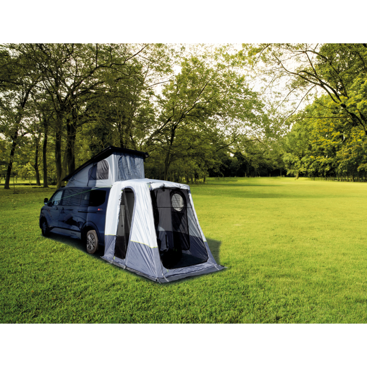 REIMO TENT Heckzelt VAN UPGRADE PREMIUM für Busse/Vans mit Heckklappe