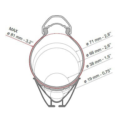 FIAMMA Carry-Bike VW T5 Fahrradtraeger fuer 3 Fahrraeder Modell 2023 02096-17-08831A01-98656M566