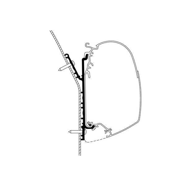 THULE Adapter Knaus Deseo 2019 350 cm fuer Markise 5200 301900