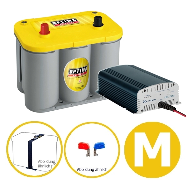 Power Energy Set 55 Ah YELLOW M Optima Xenteq Bord- und Antriebsbatterie