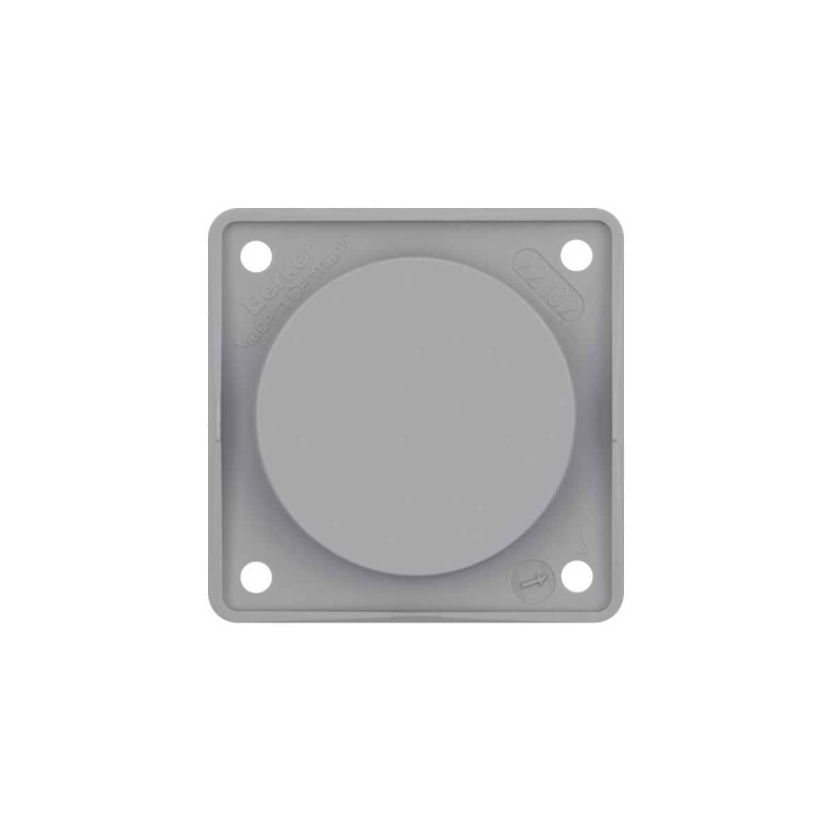 BERKER INTEGRO Flow Blindverschluss grau glaenzend - 9 4516 25 07