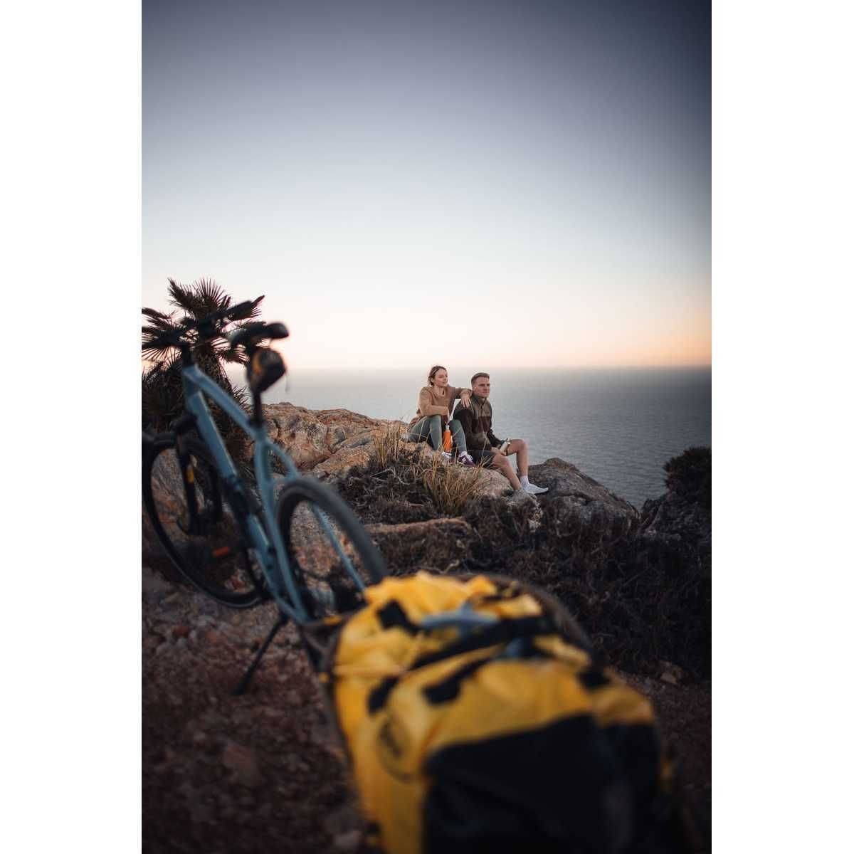 CROOZER Lastenanhaenger BOB IBEX fuer 28 Zoll Gold mit Tasche - 141110002