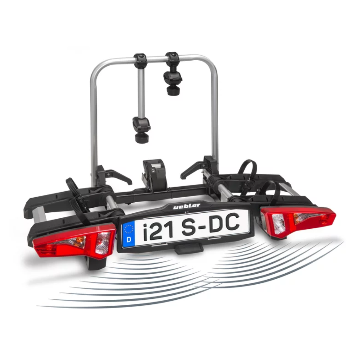 Kupplungstraeger Uebler i21 S-DC 18100-DC mit integrierter Einparkhilfe fuer 2 Fahrraeder