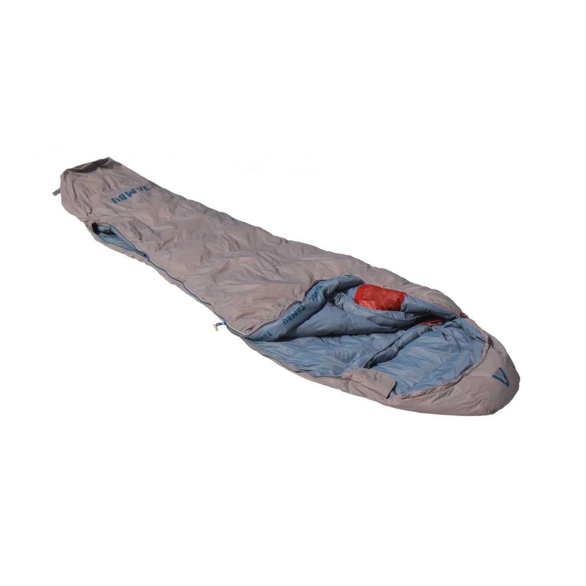 TAMBU MOMI Mumienschlafsack 950 g Graublau - 20211005