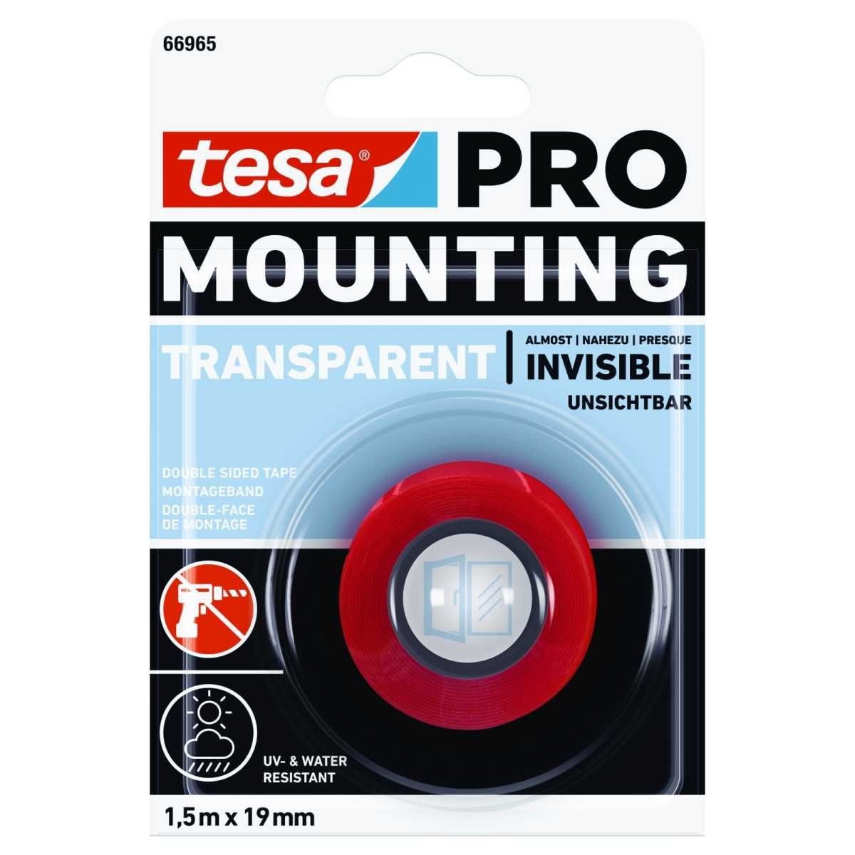 TESA Klebeband PRO Mounting transparent 150-19 - 66965-00000-00