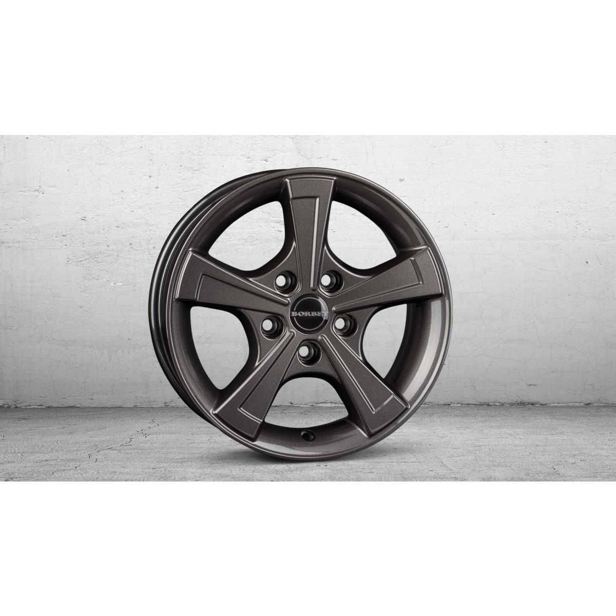 BORBET Alufelge CWT mistral anthracite glossy 15 Zoll fuer Wohnwagen - CWT 60530112566-5MAG