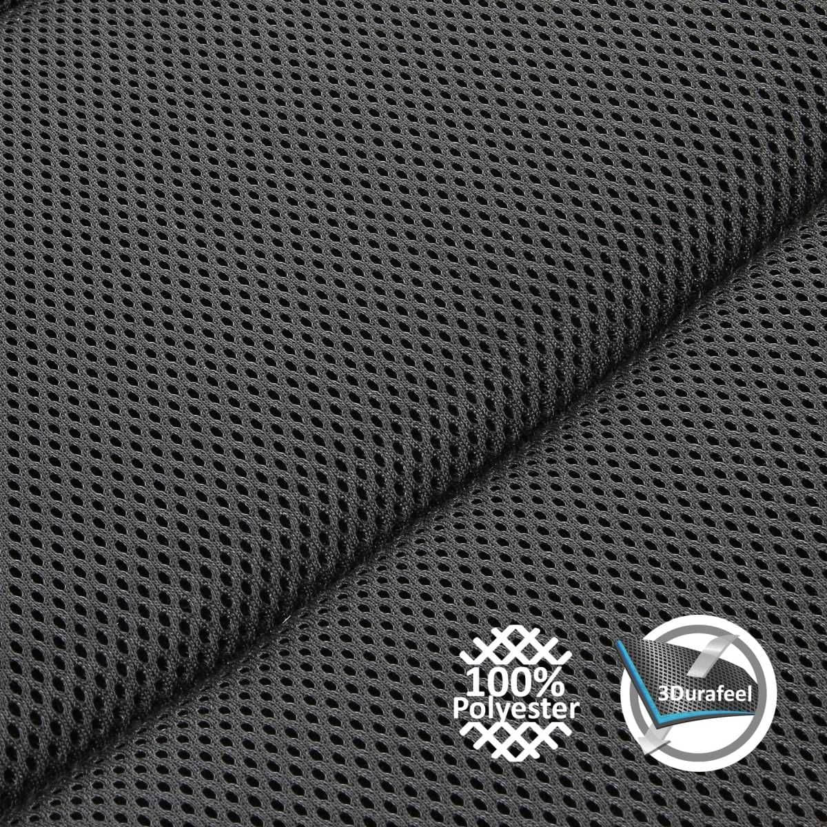 BRUNNER Campingstuhl SKYE 3D Schwarz 4er-Set - Rolltisch TITANIUM AXIA 4 122x76 cm - 0404063N.C09 0406098N