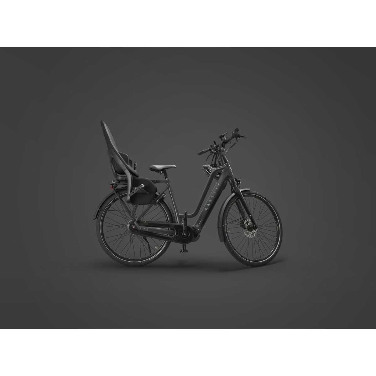 THULE Yepp 2 Maxi MIK HD Fahrradkindersitz Gepaecktraeger Black - 12021401