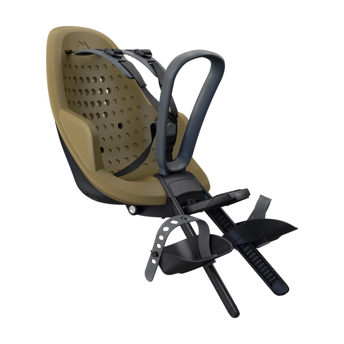 THULE Yepp 2 Mini Fahrradkindersitz Frontmontage Nutria Green - 12041104