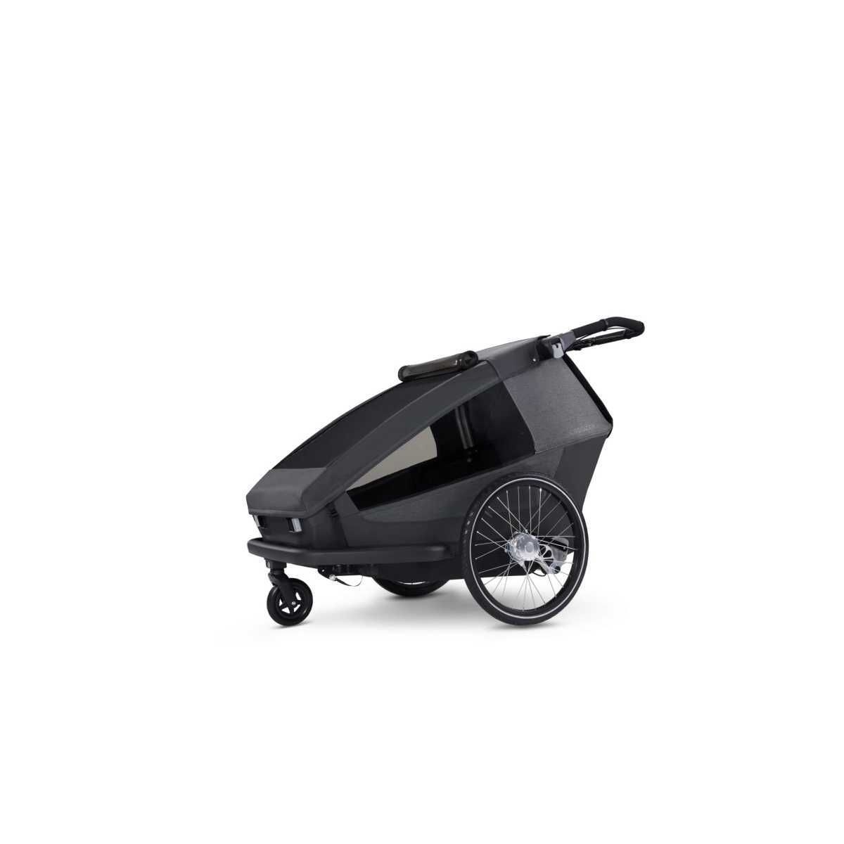 CROOZER Kinderfahrradanhaenger Kid Yuuna Moonlight Black - 121001124