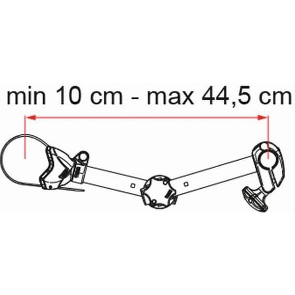 Fahrradhalter FIAMMA Bike Block Pro S D1 deep black schwarz 08831D01A