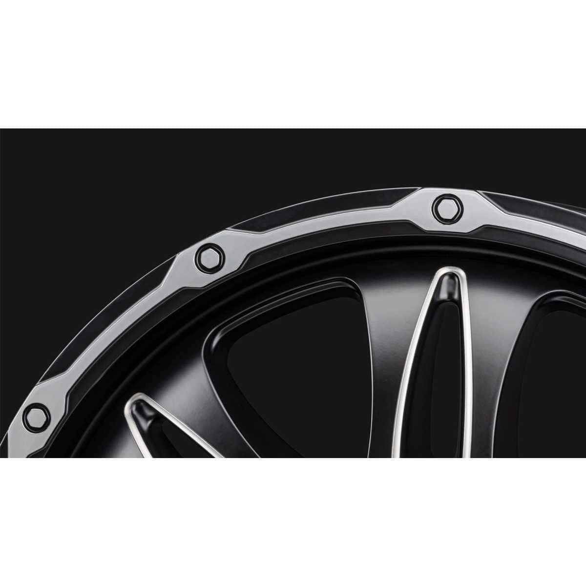 BORBET Alufelge CW8 black rim window polished matt 18 Zoll fuer MB Sprinter - VW Crafter 4er-Set - CW8 80848130684-1BRWPM