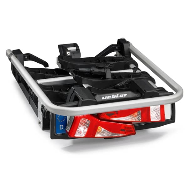 Set UEBLER i31 Z Fahrradtraeger 18130-DC 3 Raeder faltbar Rueckfahrkontrolle inkl. Tasche Auffahrschiene