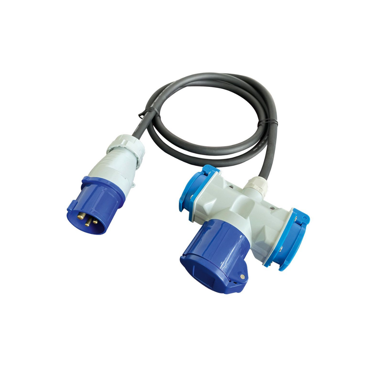 CEE Kabel mit Schukoverteilung 1,5 m CEE Kabel mit Schukoverteilung 1-5 m - 81452x1