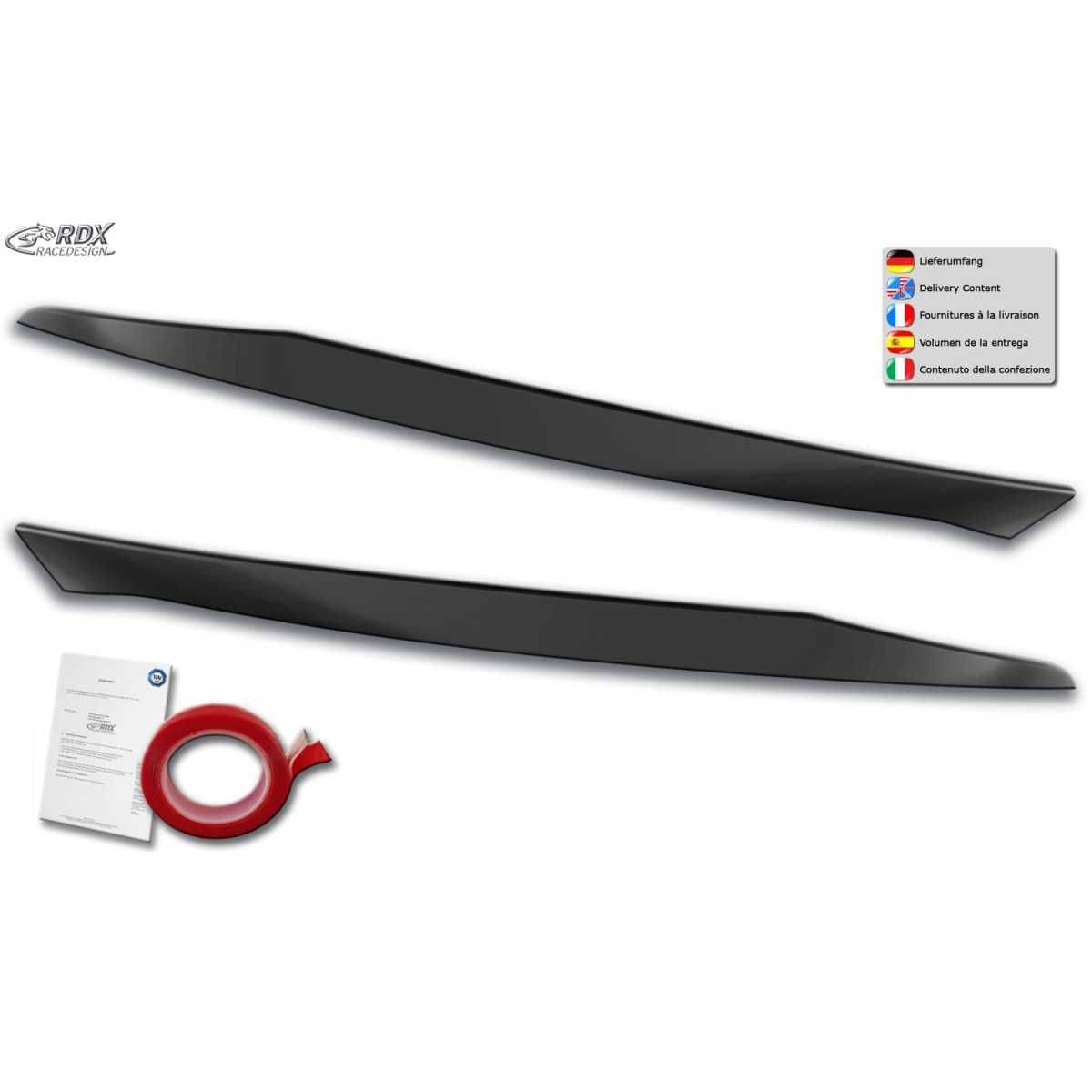 RDX Racedesign Scheinwerferblenden Boeser Blick fuer MERCEDES GLE 167 ab Bj. 2018 - RDSB165