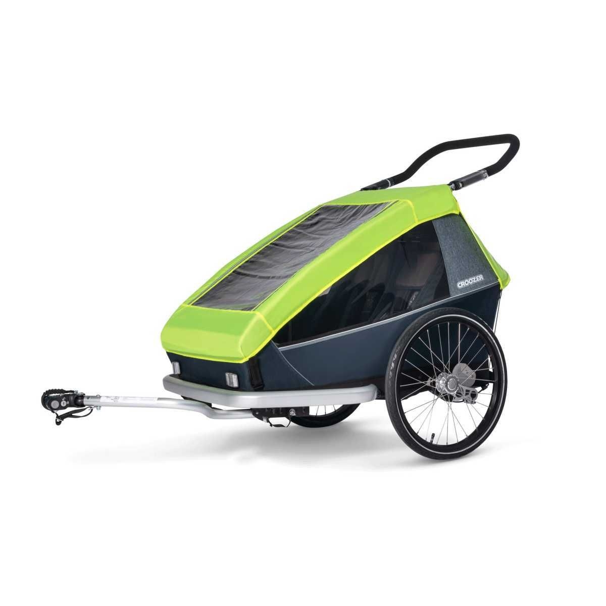 CROOZER Regenverdeck Zweisitzer fuer Croozer Kid ab 2014 Lightning Yellow - 122200720