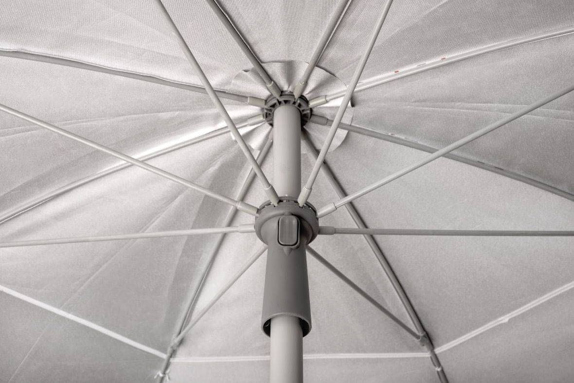 TERRA NATION Au Kiri rPET Sonnenschirm weiss - 233714