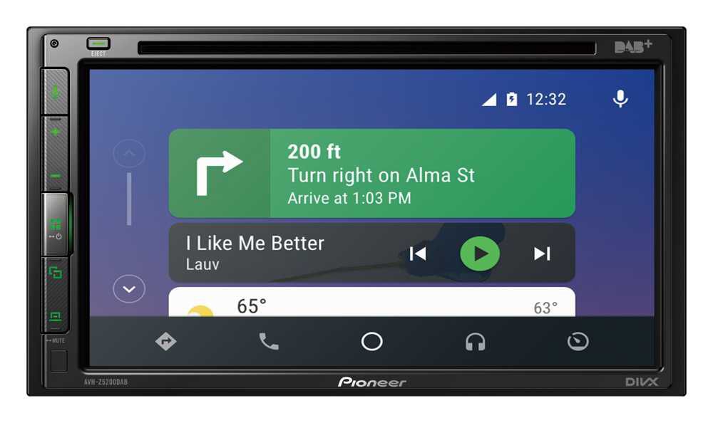 PIONEER AVH-Z5200DAB 2-DIN Multimedia-Player - AVH-Z5200DAB