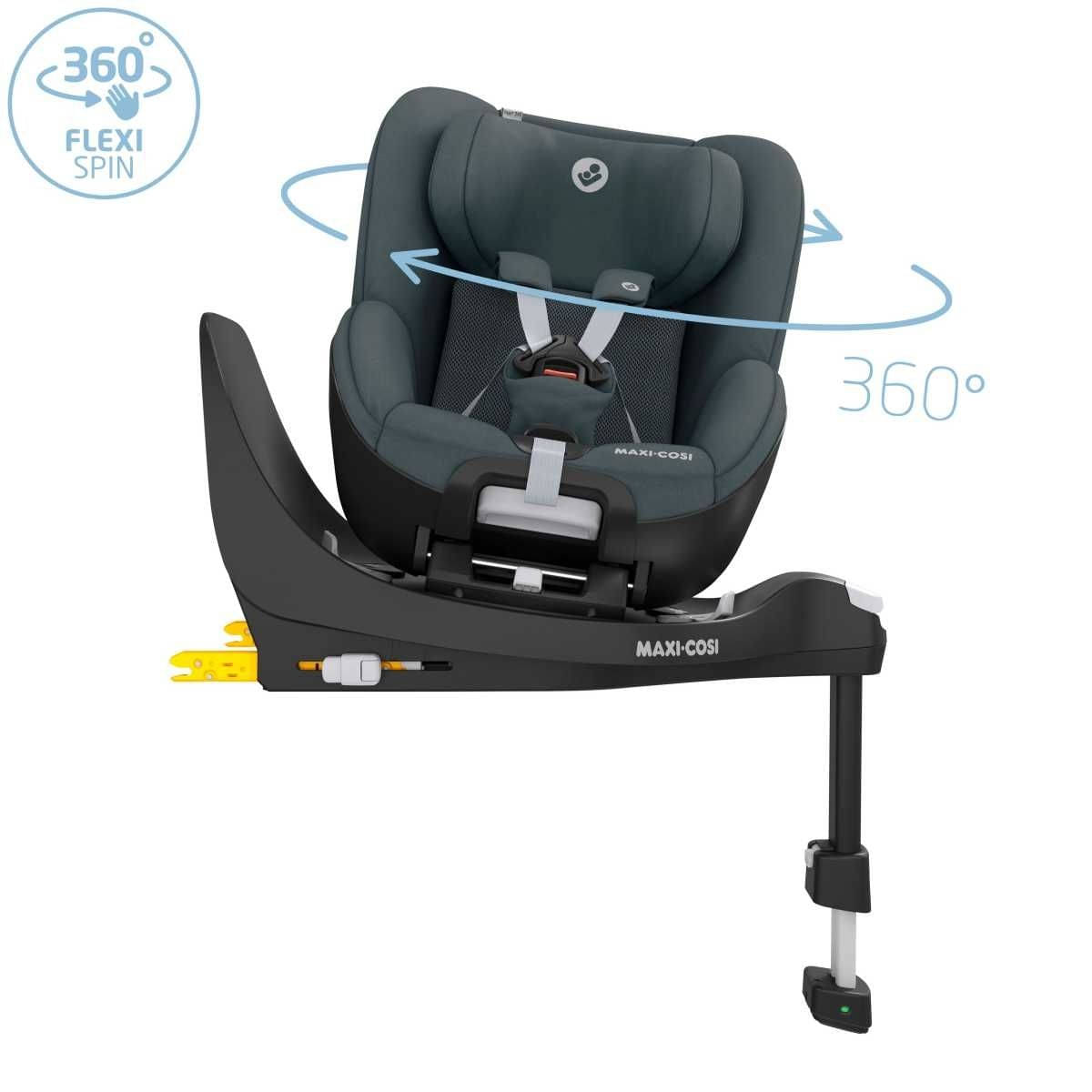 MAXI-COSI Kindersitz Babyschale PEARL 360 Authentic Graphite - 8045550111