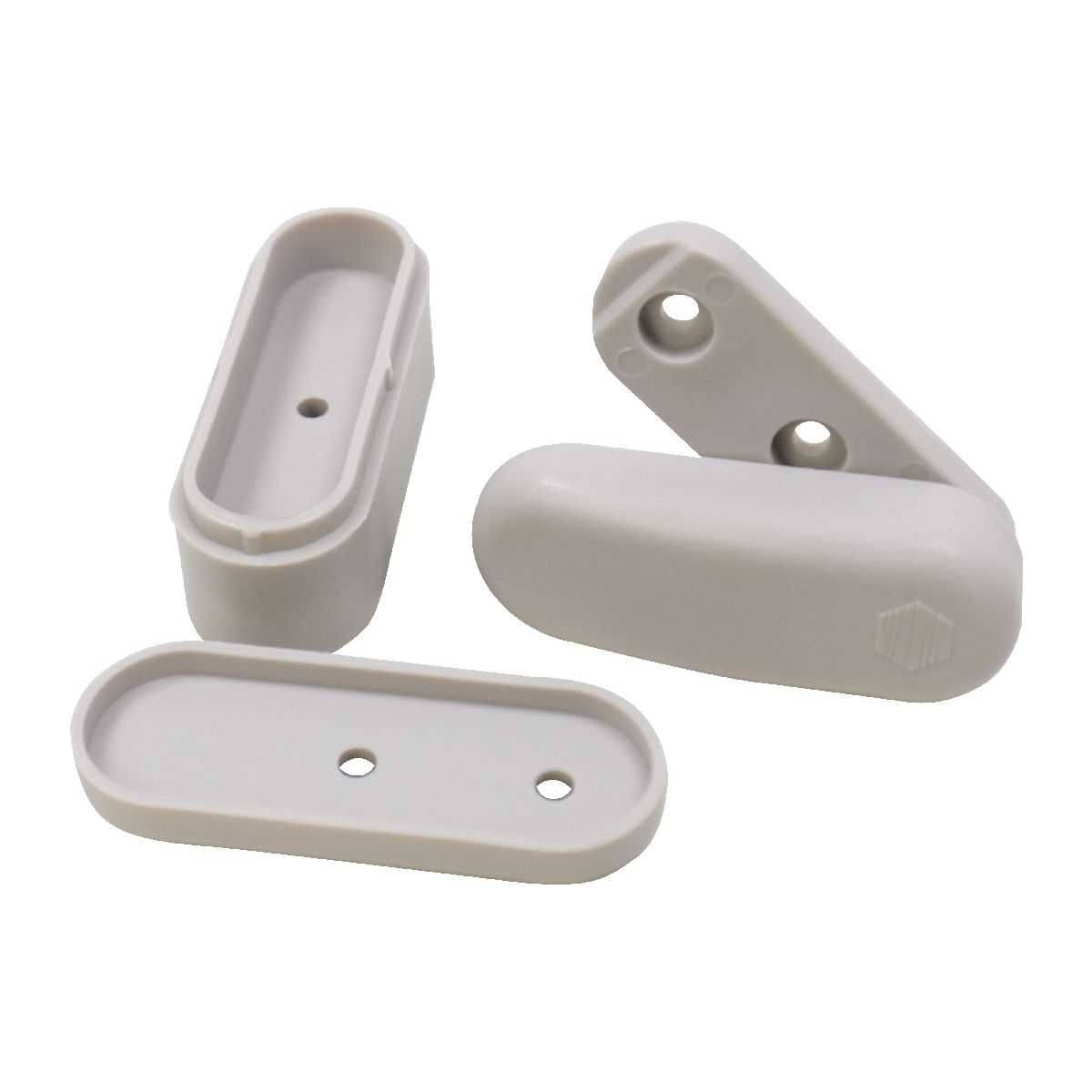 REMIS Ersatzteil REMIS Duschtueren Drehriegel - Distanzstueck-Set grau - 10066734