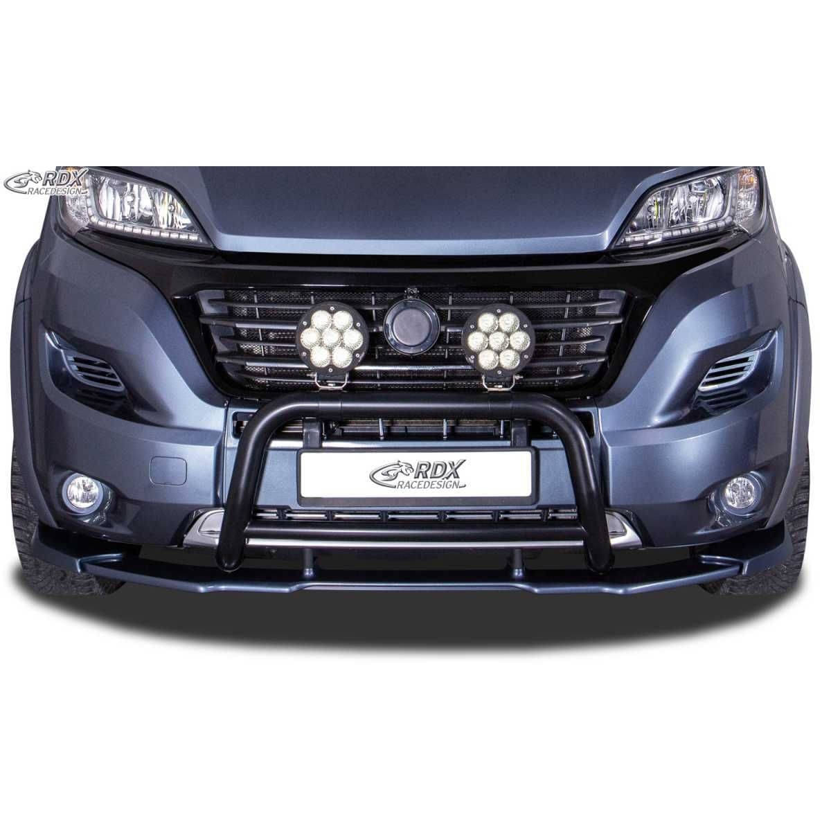 RDX Racedesign Frontspoiler Frontlippe VARIO-X fuer Fiat Ducato-Peugeot Boxer-Citroen Jumper ab Bj. 2014 - RDFAVX30151