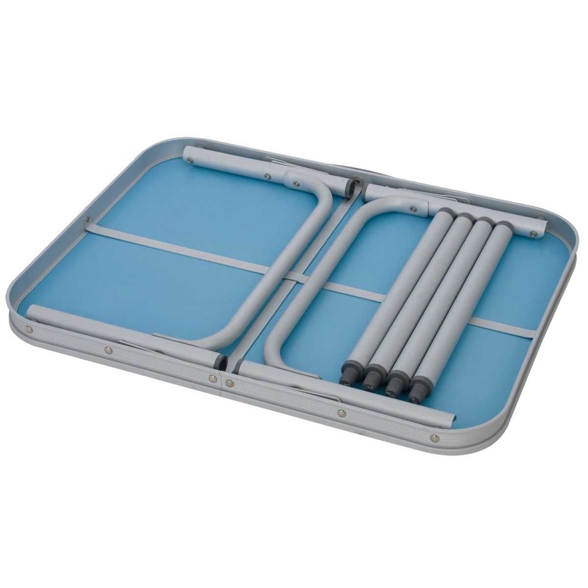 EuroTrail Campingtisch SANTÉ 60 x 45 cm Grau - ETCF0801