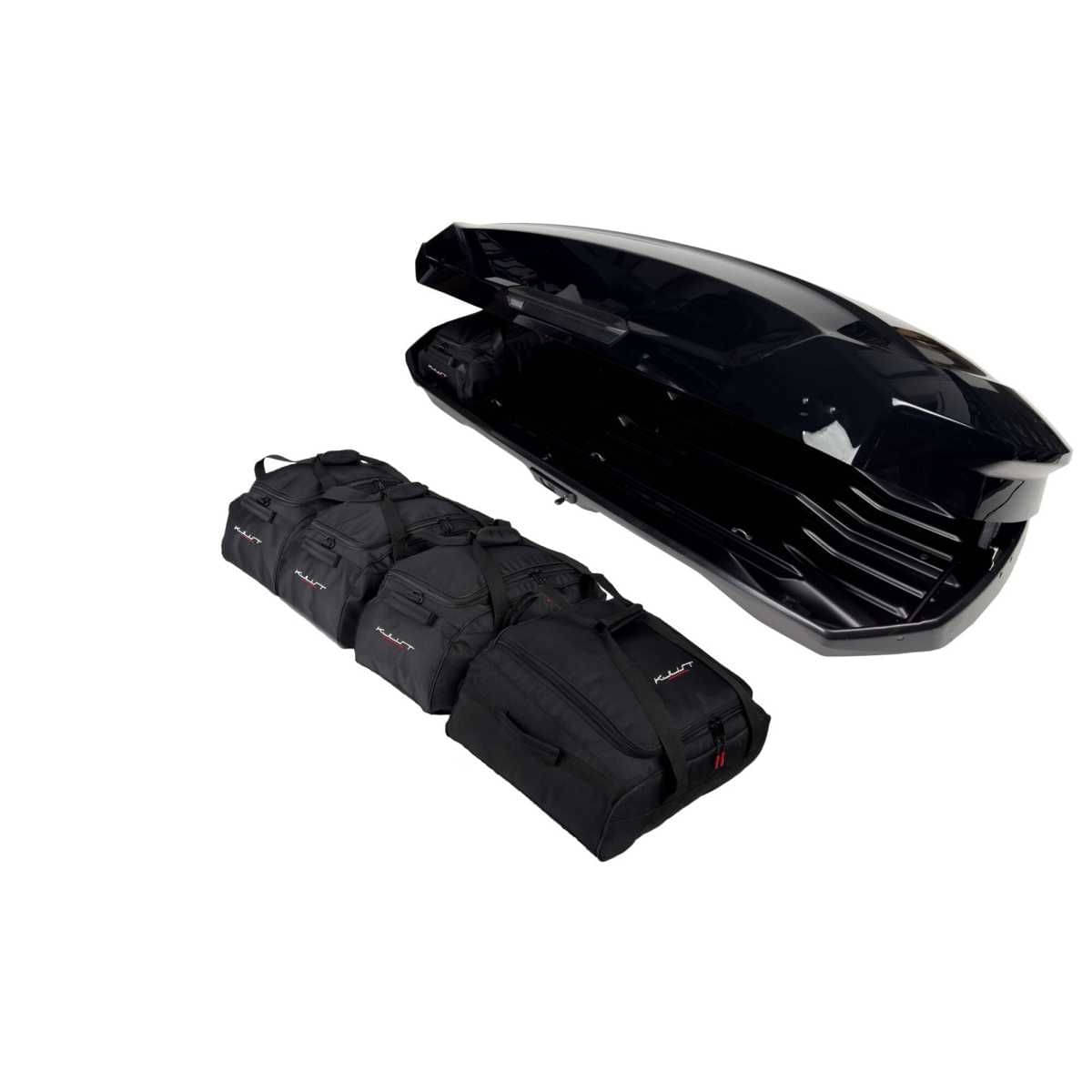 KJUST Dachboxen Taschen Set fuer Dachbox THULE MOTION 3 XXL 5er-Set - 13169