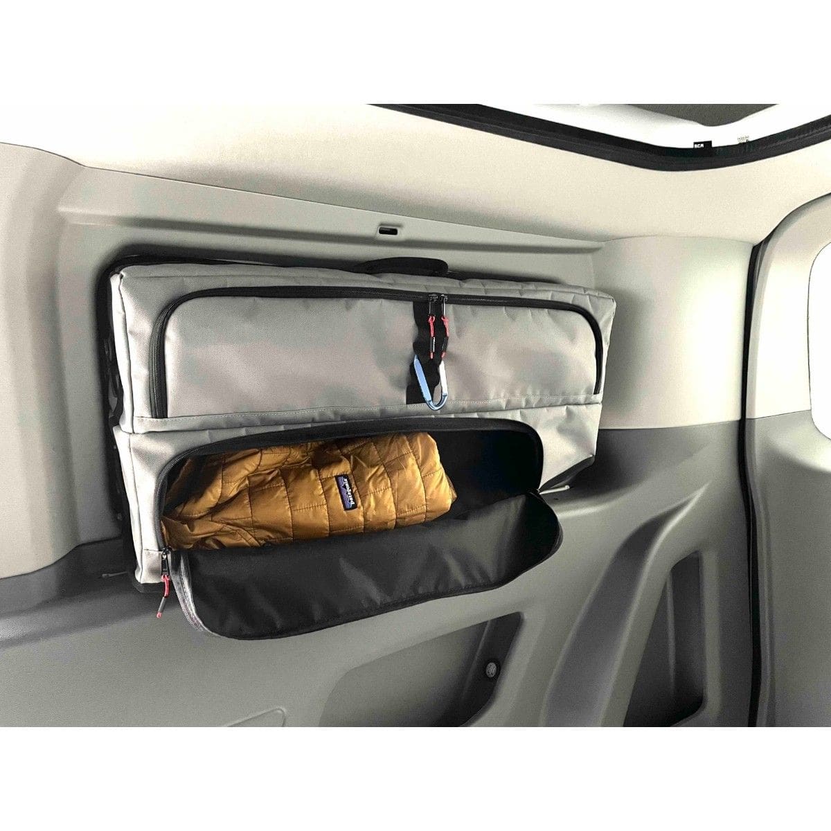 Fenstertaschen-Set FELLEISEN 1x Fenstertasche fuer Buerstner Copa 500 ab Bj. 2024- Beifahrerseite- Hellgrau- ohne Thermomatte TST 0202 37