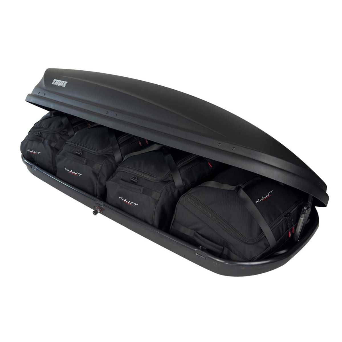 KJUST Dachboxen Taschen Set fuer Dachbox THULE Touring M 4er-Set - 13120