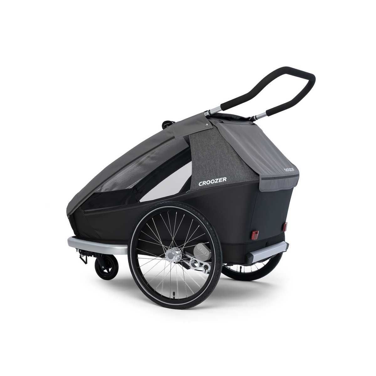 CROOZER Kinderfahrradanhaenger Kid Keeke 2 2in1-Set Mountain Gray - 121001623