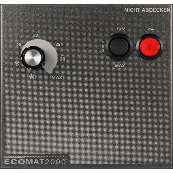 Ecomat Heizluefter Ecomat 2000 Classic -Hochsee- anthrazit 230 Volt - cl20h