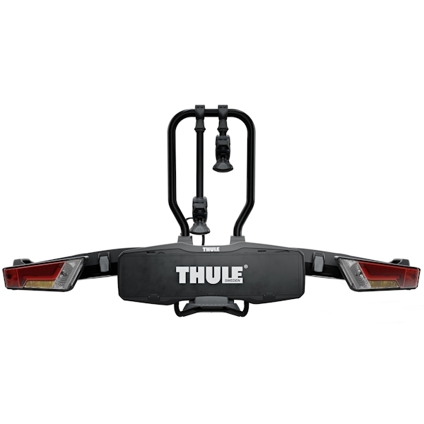 THULE 933 EasyFold XT 2 933107 Fahrradtraeger black inkl. Rampe 933401 und Tasche 931100