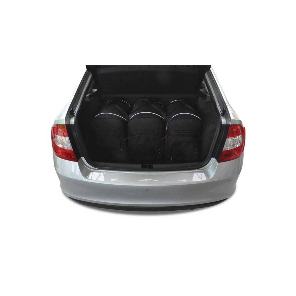 KJUST Kofferraum Taschen Set fuer SKODA RAPID LIFTBACK Bj. 2012-2019 5er-Set - 7037019
