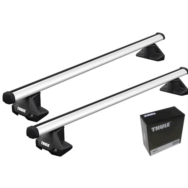 THULE Dachträger Evo ProBar 7105 391 5476 Kompletter THULE Dachtraeger Evo mit ProBar Aluschienenprofilen