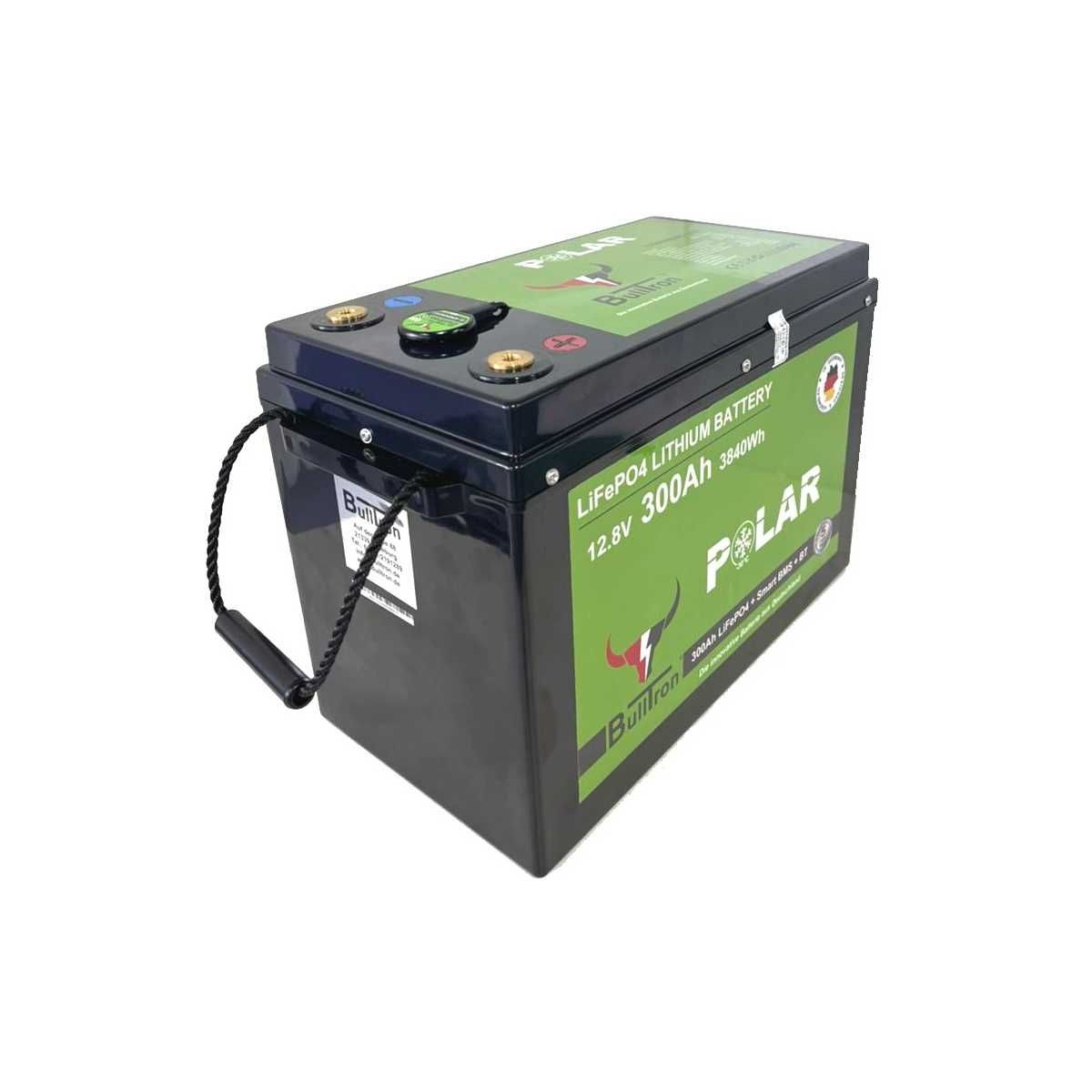 BULLTRON Lithium-Batterie POLAR 300Ah 12V inkl. BMS 200A Dauerstrom - App - LI300B200-12-P