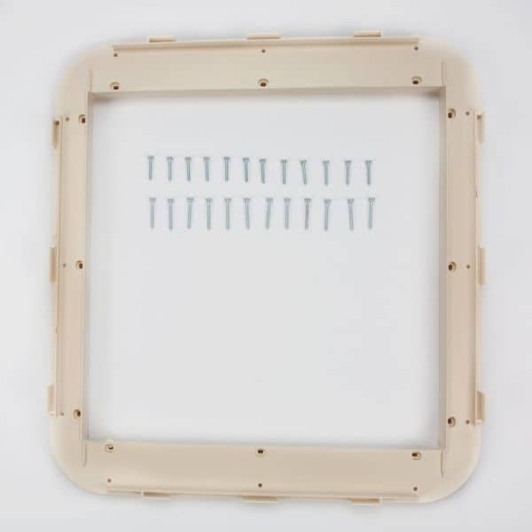 DOMETIC Reserveonderdeel montageframe dakdikte 25-42 mm voor Mini Heki S, crèmewit Dometic Seitz Montagerahmen Dachstaerke 23-42 mm fuer Mini Heki S