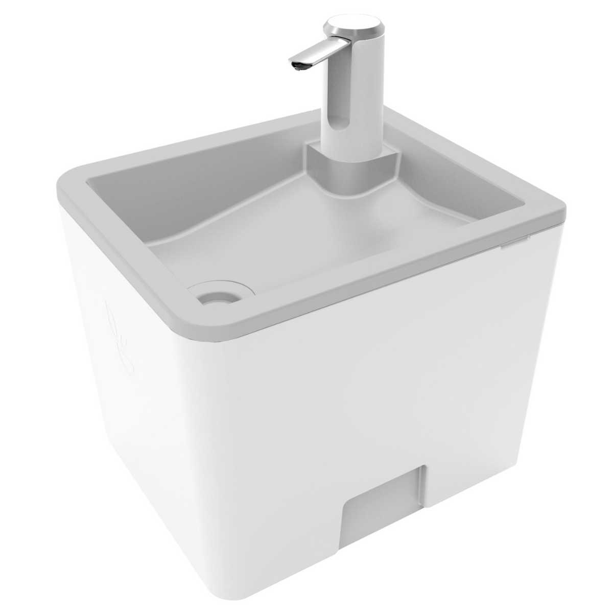 TRELINO Splash Basic - Waschbecken Groesse L Weiss - T6-01201