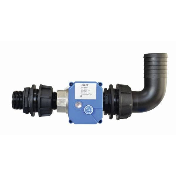 LILIE System GrauGELB Elektrisches Kugelhahnventil System Messing 1- Durchfluss 490 mm²