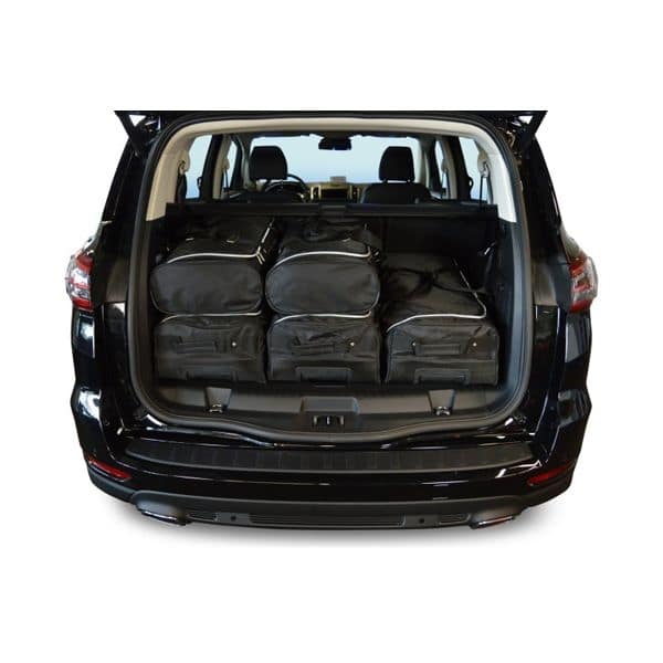 Car Bags F10801S Ford S-Max II -3- Sitzreihe eingeklappt- Bj- 15-heute Reisetaschen Set- Auf Ihr Auto massgeschneidert- Das Original