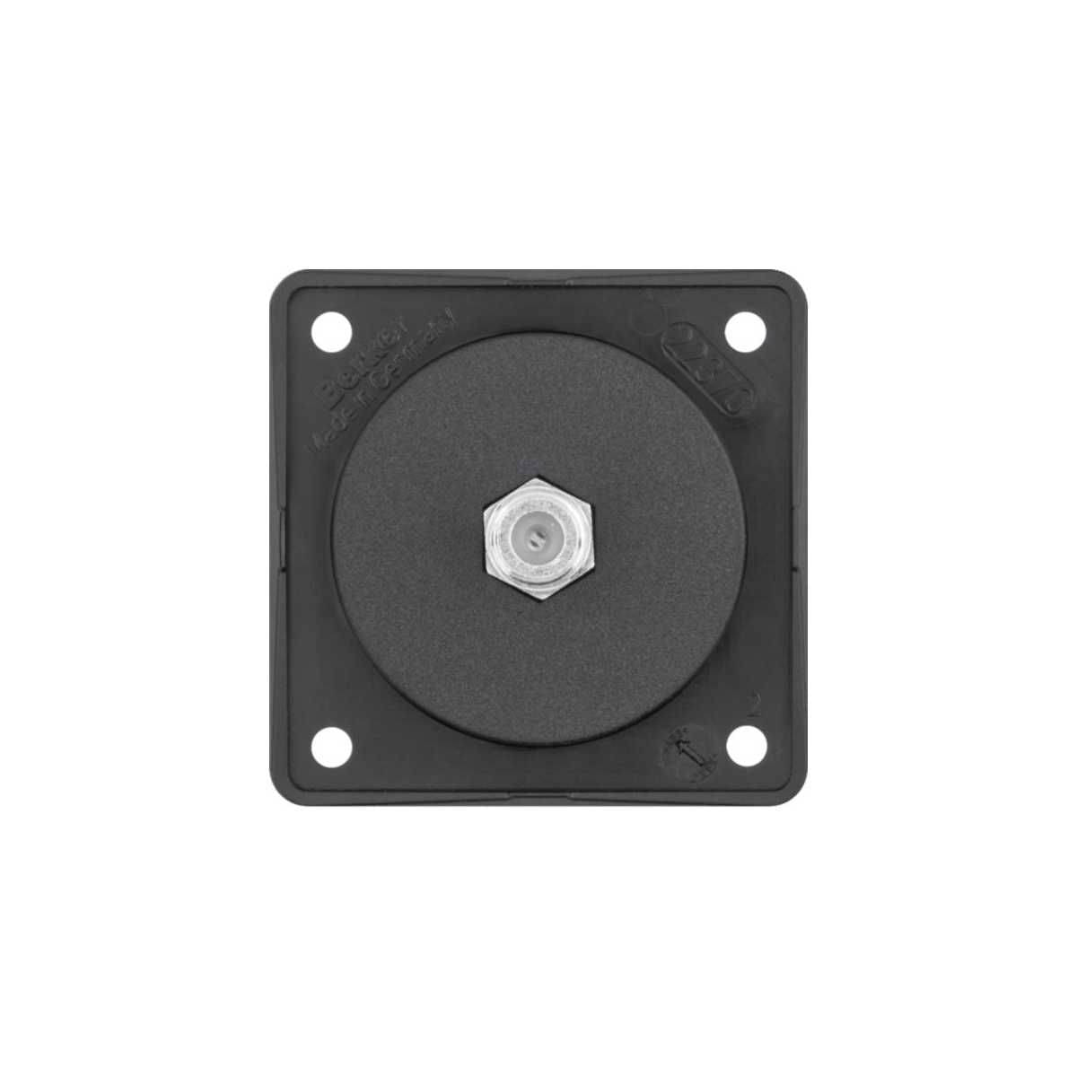 BERKER INTEGRO Flow Antennen-Verbinderdose SAT schwarz matt - 9 4519 05